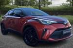 2021 Toyota C-HR Hatchback Special Edition 2.0 Hybrid Orange Edition 5dr CVT in White at Listers Toyota Grantham