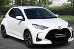 2024 Toyota Yaris Hatchback 1.5 Hybrid Design 5dr CVT in White at Listers Toyota Cheltenham