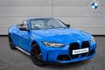 2023 BMW M4 Convertible xDrive Competition M 2dr Step Auto in Voodoo Blue Solid at Listers Boston (BMW)