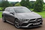 2022 Mercedes-Benz CLA Shooting Brake 200 AMG Line Premium 5dr Tip Auto in mountain grey metallic at Mercedes-Benz of Grimsby