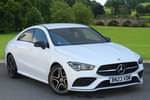 2023 Mercedes-Benz CLA Coupe 180 AMG Line Executive 4dr Tip Auto in Polar white at Mercedes-Benz of Boston