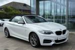 2017 BMW 2 Series Convertible M240i 2dr (Nav) in Mineral White at Listers King's Lynn (BMW)