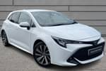 Toyota Corolla Hatchback 1.8 VVT-i Hybrid Design 5dr CVT in White at Listers Toyota Bristol (South)