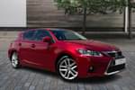 2015 Lexus CT Hatchback 200h 1.8 Advance 5dr CVT Auto in Red at Lexus Cheltenham