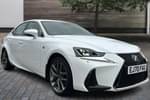2020 Lexus IS Saloon 300h F-Sport 4dr CVT Auto (Navigation) in White at Lexus Coventry