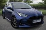 2022 Toyota Yaris Hatchback 1.5 Hybrid Design 5dr CVT in Blue at Listers Toyota Nuneaton