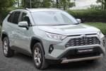 2022 Toyota RAV4 Estate 2.5 VVT-i Hybrid Icon 5dr CVT 2WD in Green at Listers Toyota Cheltenham