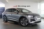 2022 Audi Q4 e-tron Estate 220kW 50 Quattro 82kWh S Line 5dr Auto in Typhoon grey, metallic at Birmingham Audi
