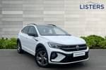 2022 Volkswagen Taigo Hatchback 1.5 TSI 150 R-Line 5dr DSG in Pure white at Listers Volkswagen Nuneaton