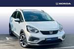 2021 Honda Jazz Hatchback 1.5 i-MMD Hybrid Crosstar EX 5dr eCVT in White at Listers Honda Northampton