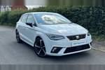 2022 SEAT Ibiza Hatchback 1.0 TSI 95 FR Sport 5dr in Nevada White at Listers SEAT Worcester