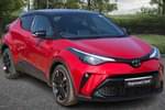 2023 Toyota C-HR Hatchback 1.8 Hybrid GR Sport 5dr CVT (Leather/JBL) in Red at Listers Toyota Cheltenham