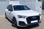 2022 Audi Q7 Estate 55 TFSI Quattro Black Edition 5dr Tiptronic in Carrara White at Stratford Audi