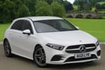 2021 Mercedes-Benz A Class Hatchback A180 AMG Line 5dr Auto in Polar White at Mercedes-Benz of Boston