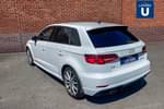 Image two of this 2019 Audi A3 Diesel Sportback 30 TDI 116 Black Edition 5dr in Metallic - Glacier white at Listers U Solihull