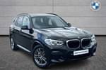 2020 BMW X3 Diesel Estate xDrive20d M Sport 5dr Step Auto in Black Sapphire metallic paint at Listers Boston (BMW)