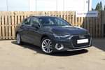 2023 Audi A3 Diesel Saloon 35 TDI Sport 4dr S Tronic in Manhattan grey, metallic at Worcester Audi