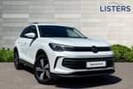 2024 Volkswagen Tiguan Diesel Estate 2.0 TDI Match 5dr DSG in Pure white at Listers Volkswagen Loughborough