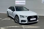 2020 Audi A6 Diesel Avant 40 TDI Black Edition 5dr S Tronic in Glacier White Metallic at Coventry Audi