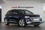2021 Audi Q4 e-tron Estate 150kW 40 82kWh S Line 5dr Auto in Navarra Blue Metallic at Birmingham Audi
