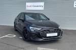 2024 Audi A3 Saloon S3 TFSI Quattro Vorsprung 4dr S Tronic in Mythos black, metallic at Coventry Audi