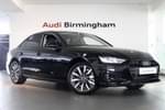 2021 Audi A4 Saloon 35 TFSI Sport Edition 4dr in Myth Black Metallic at Birmingham Audi