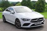 2022 Mercedes-Benz CLA Diesel Coupe 220d AMG Line 4dr Tip Auto in digital white metallic at Mercedes-Benz of Grimsby