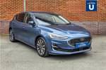 2022 Ford Focus Hatchback 1.0 EcoBoost Titanium Vignale 5dr in Premium paint - Chrome blue at Listers U Solihull