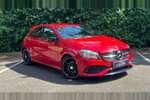 2017 Mercedes-Benz A Class Hatchback A160 AMG Line Executive 5dr in Solid - Jupiter Red at Listers U Northampton