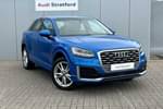 2018 Audi Q2 Estate 1.4 TFSI S Line 5dr in Ara Blue Crystal Effect at Stratford Audi