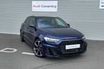 2025 Audi A1 Sportback 35 TFSI Black Edition 5dr S Tronic in Navarra blue, metallic at Coventry Audi
