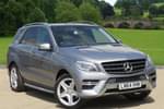 2014 Mercedes-Benz M Class Diesel Station Wagon ML250 CDi BlueTEC AMG Line 5dr Auto (Premium) in Palladium Silver Metallic at Mercedes-Benz of Boston