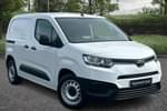 2023 Toyota Proace City L1 Diesel 1.5D 75 Active Van in White at Listers Toyota Grantham