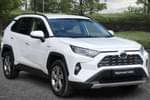 2019 Toyota RAV4 Estate 2.5 VVT-i Hybrid Excel 5dr CVT in White at Listers Toyota Cheltenham