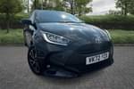 2022 Toyota Yaris Hatchback 1.5 Hybrid Design 5dr CVT in Black at Listers Toyota Stratford-upon-Avon
