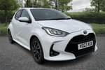 2023 Toyota Yaris Hatchback 1.5 Hybrid Design 5dr CVT in White at Listers Toyota Stratford-upon-Avon