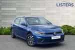2023 Volkswagen Polo Hatchback 1.0 TSI Life 5dr in Reef blue at Listers Volkswagen Nuneaton