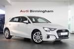 2022 Audi A3 Sportback 40 TFSI e Sport 5dr S Tronic in Glacier White Metallic at Birmingham Audi