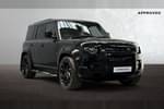 2023 Defender Estate 2.0 P400e X-Dynamic HSE 110 5dr Auto in Santorini Black at Listers Land Rover Solihull
