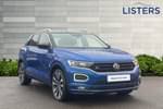2022 Volkswagen T-Roc Hatchback 1.5 TSI EVO R-Line 5dr in Ravenna Blue Metallic Black at Listers Volkswagen Stratford-upon-Avon