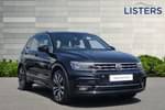 2019 Volkswagen Tiguan Estate 2.0 TSI 230 4Motion R-Line Tech 5dr DSG in Deep black at Listers Volkswagen Stratford-upon-Avon