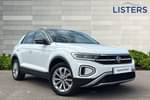 2023 Volkswagen T-Roc Hatchback 1.5 TSI Style 5dr in Pure white at Listers Volkswagen Loughborough