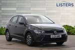 2024 Volkswagen Polo Hatchback 1.0 TSI Life 5dr DSG in Deep black at Listers Volkswagen Loughborough