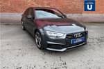 2017 Audi A4 Saloon Special Editions 3.0 TDI 272 Quattro Black Edition 4dr Tip Tronic in Metallic - Monsoon grey at Listers U Solihull