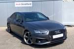 2019 Audi A4 Diesel Saloon 35 TDI Black Edition 4dr S Tronic in Daytona Grey Pearlescent at Stratford Audi