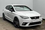2022 SEAT Ibiza Hatchback 1.0 TSI 110 FR Edition 5dr in Nevada White at Listers SEAT Worcester