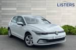 2022 Volkswagen Golf Hatchback 1.5 TSI Life 5dr in Pure white at Listers Volkswagen Nuneaton