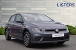 2025 Volkswagen Polo Hatchback 1.0 Life 5dr in Smokey Grey at Listers Volkswagen Stratford-upon-Avon