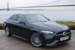 2024 Mercedes-Benz C Class Saloon C300 AMG Line Premium 4dr 9G-Tronic in Obsidian black metallic at Mercedes-Benz of Hull