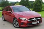 2021 Mercedes-Benz A Class Hatchback Special Editions A200 Sport Executive Edition 5dr Auto in designo patagonia red metallic at Mercedes-Benz of Grimsby